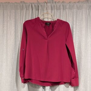Lord & Taylor Fuchsia Blouse